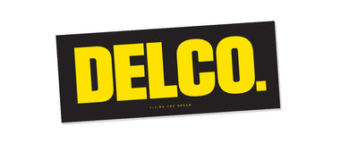 DELCO.  Bumper Sticker