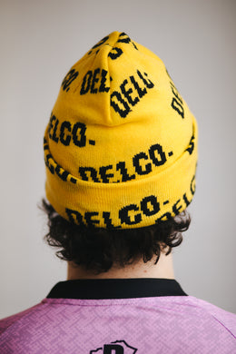 All Over print beanie - Yellow