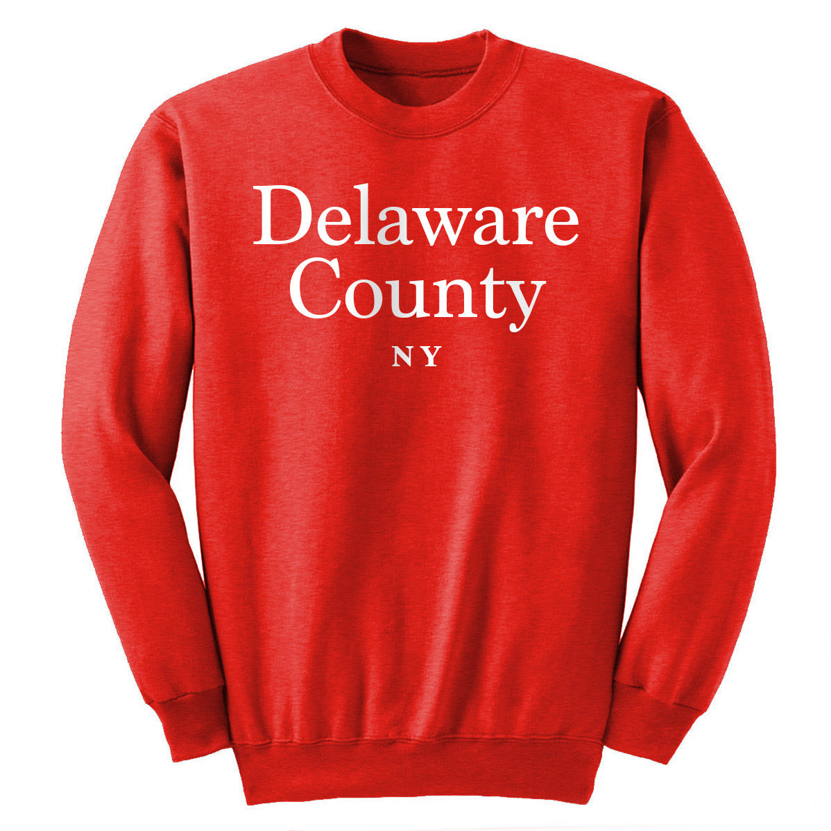 Delaware County Crewneck - Red